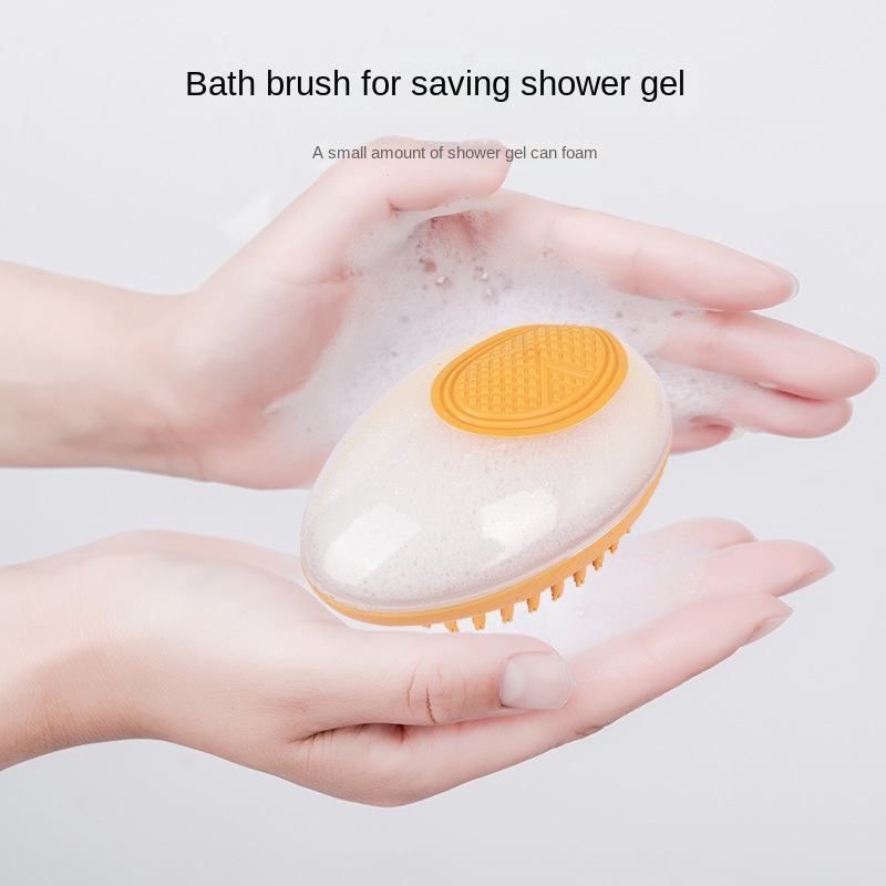 Dog/Cat Bath Brush 2-in-1 Pet SPA Massage Comb With Soft Silicone
